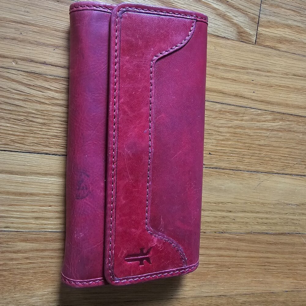 Frye Melissa Red Wallet